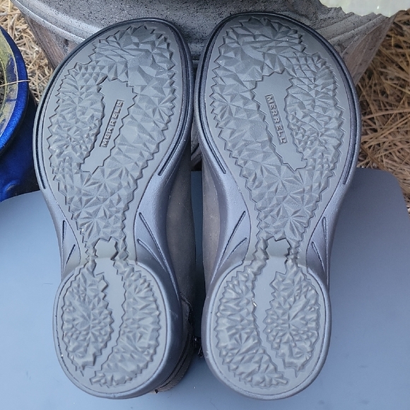 Merrell Chocolate Ankle Boots with Strap - Picture 7 of 10